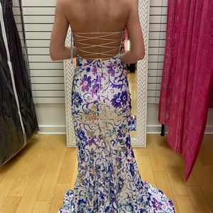 Jovani strapless prom dress- never worn